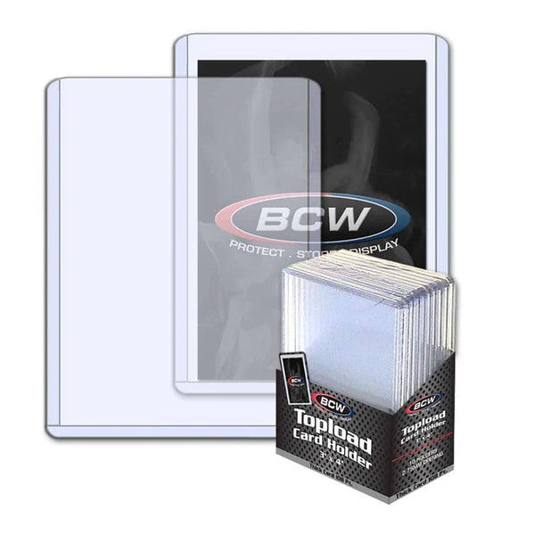 BCW 3x4 Thick 108pt Toploaders (10 CT)