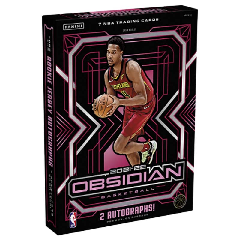 2021/22 Panini Obsidian Basketball Hobby 12 Box Case