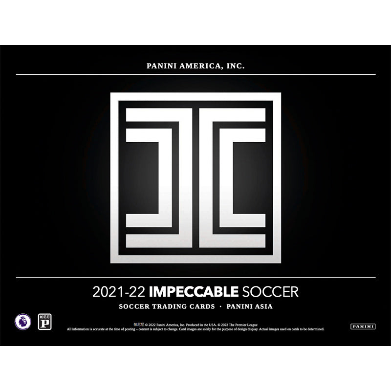2021/22 Panini Impeccable Soccer Asia Edition Hobby 3 Box Case