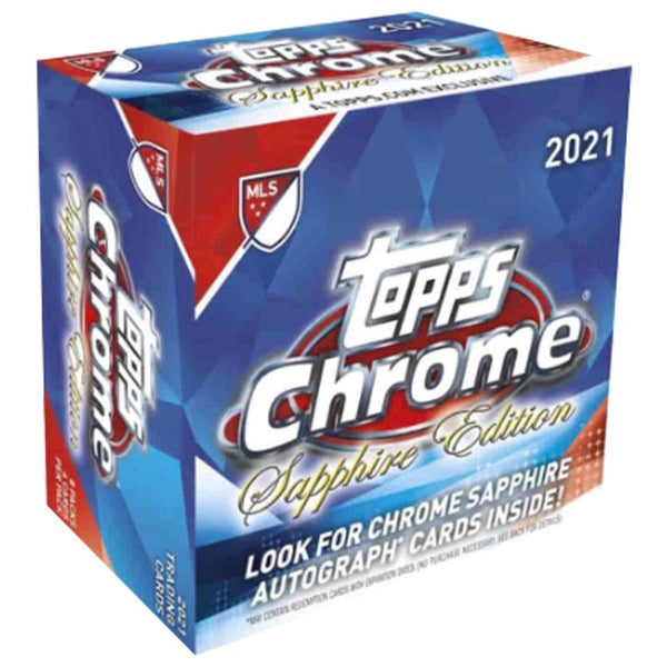 2021 Topps Chrome MLS Soccer Sapphire Edition Box