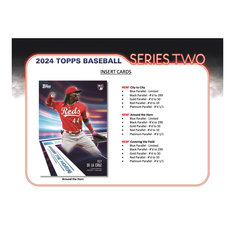 2024 Topps Series 2 Baseball Hobby 12 Box Case