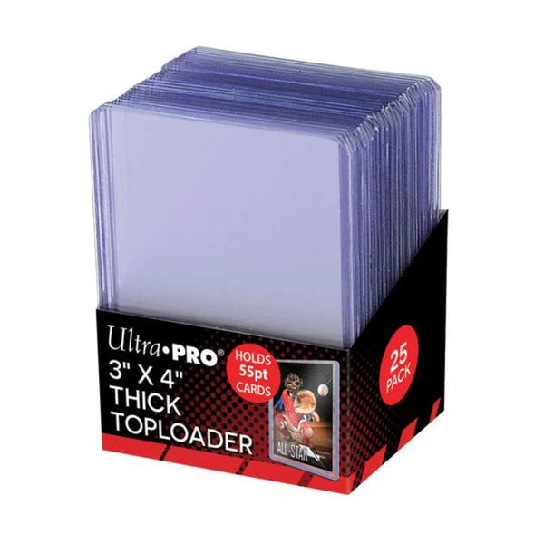Ultra Pro 3x4 Thick 55pt Toploaders (25 CT)
