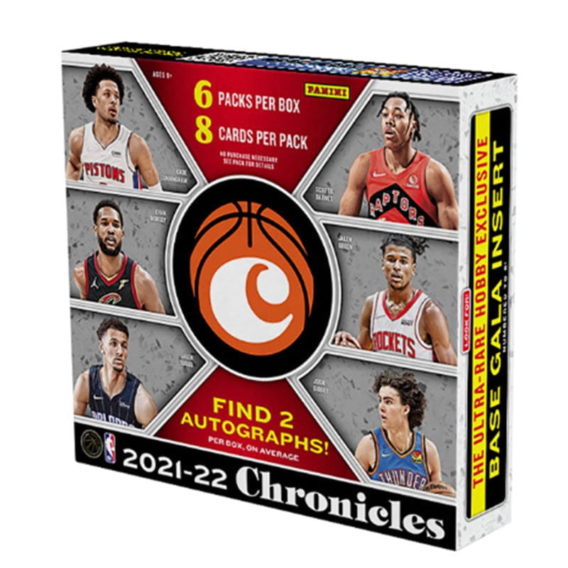2021/22 Panini Chronicles Basketball Hobby 12 Box Case