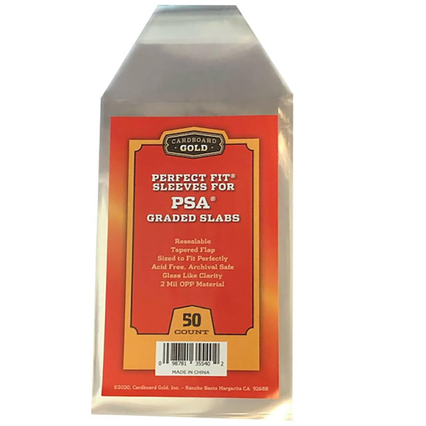 Cardboard Gold Perfect Fit Sleeves for PSA Slabs (50CT)