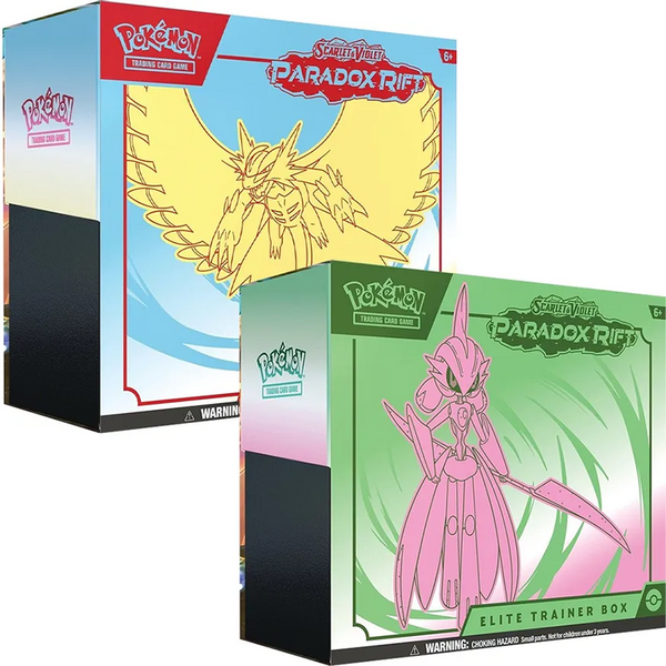 Pokemon Scarlet & Violet 4 Paradox Rift Elite Trainer 10 Box Case