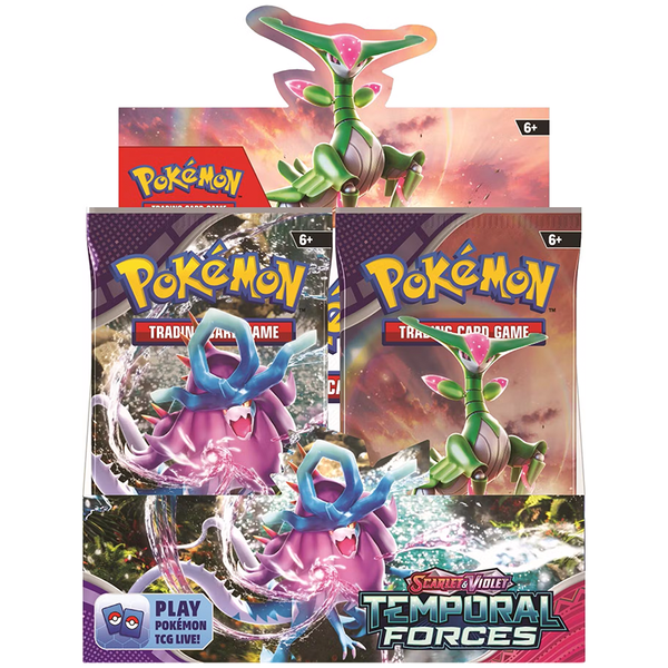 Pokemon TCG: Scarlet and Violet: Temporal Forces Booster 6 Box Case
