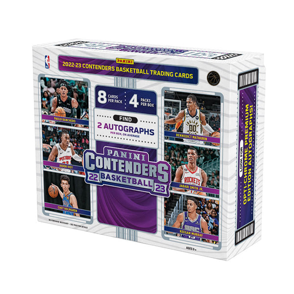 2022/23 Panini Contenders Basketball Hobby 12 Box Case