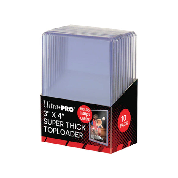 Ultra Pro 3x4 Thick 130pt Toploaders (10ct)